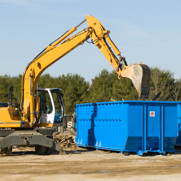 what are the rental fees for a residential dumpster in West Burlington